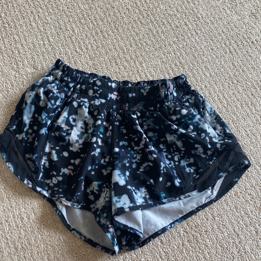 Patterned lululemon shorts